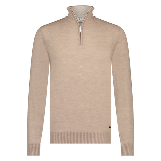 Lux Halfzip Merino Sand