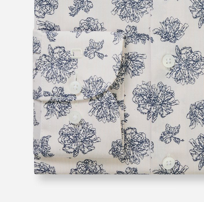 Luxor Modern Fit Beige Blauw