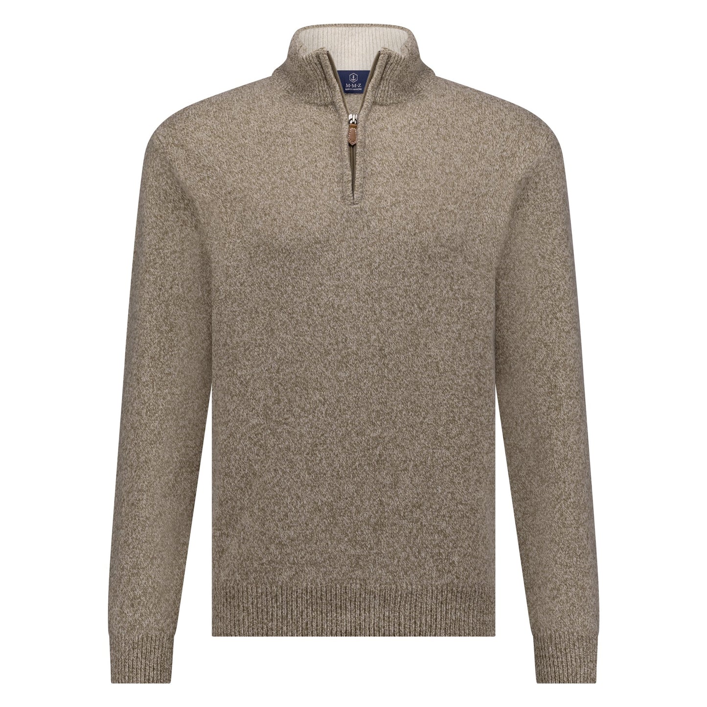 Nels Halfzip Wool Camel