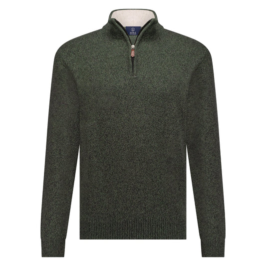 Nels Halfzip Wool Wood