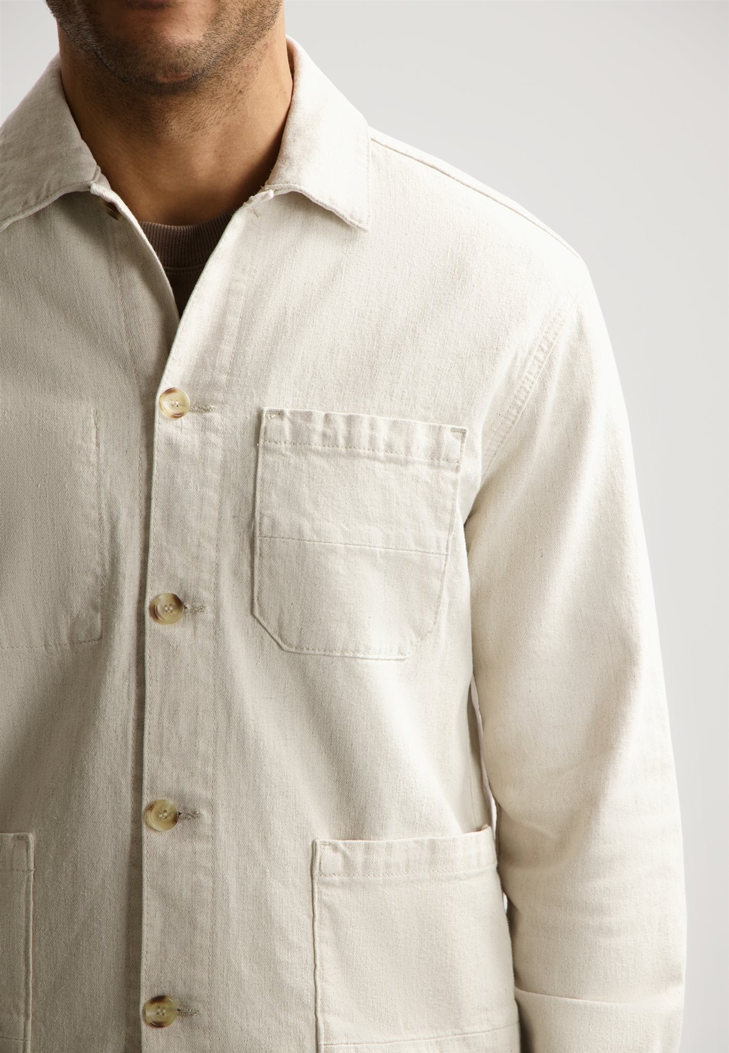 Nikos Chore Jacket Offwhite