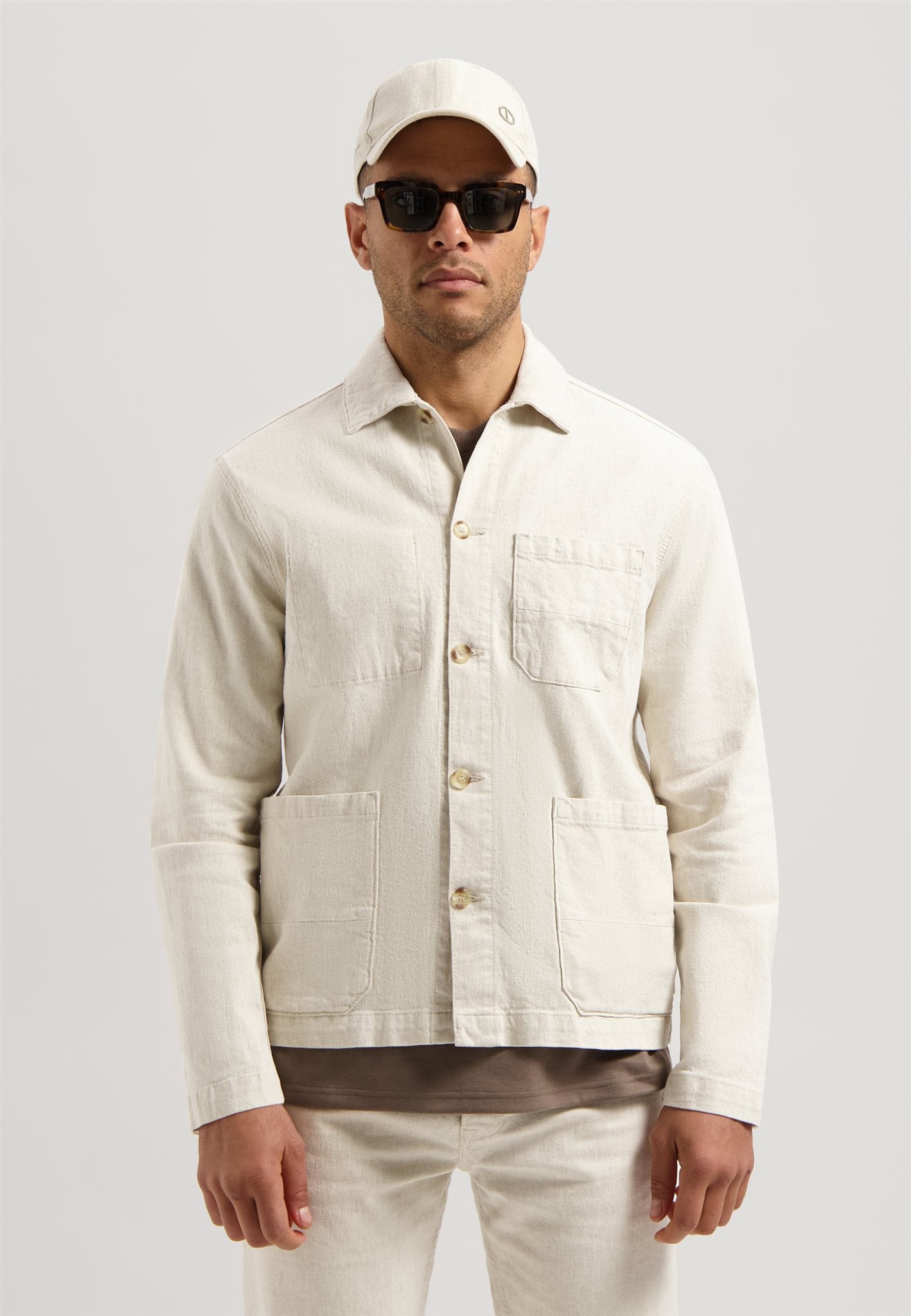 Nikos Chore Jacket Offwhite