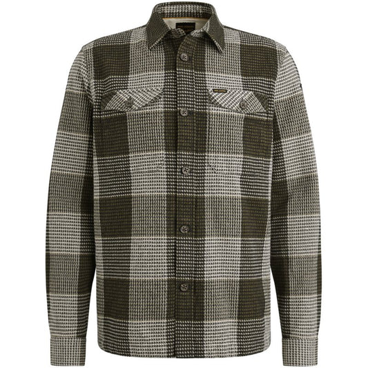 Overshirt Block Olive Night