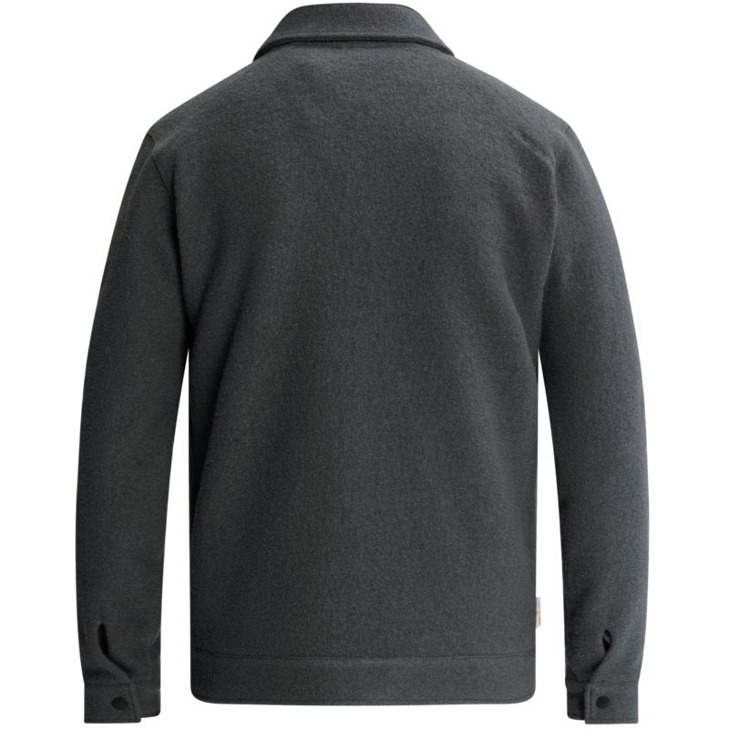 Overshirt Boiled Wool Slate