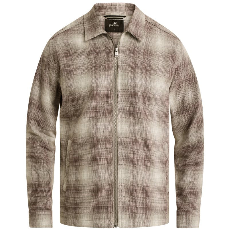Overshirt Brushed Check Dove