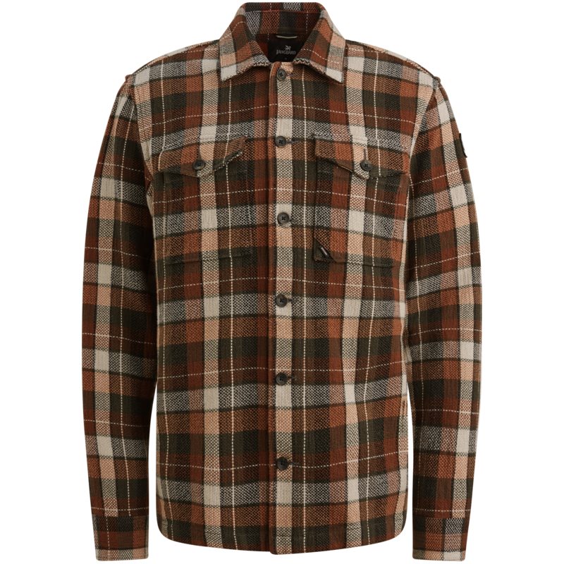 Overshirt Check Pecan Brown