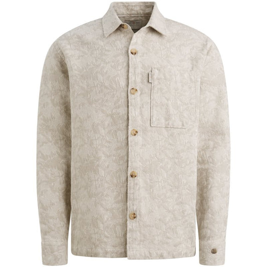 Overshirt Jacquard White Onyx