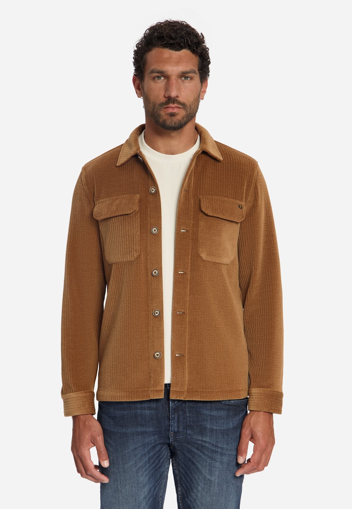 Overshirt Rib Caramel