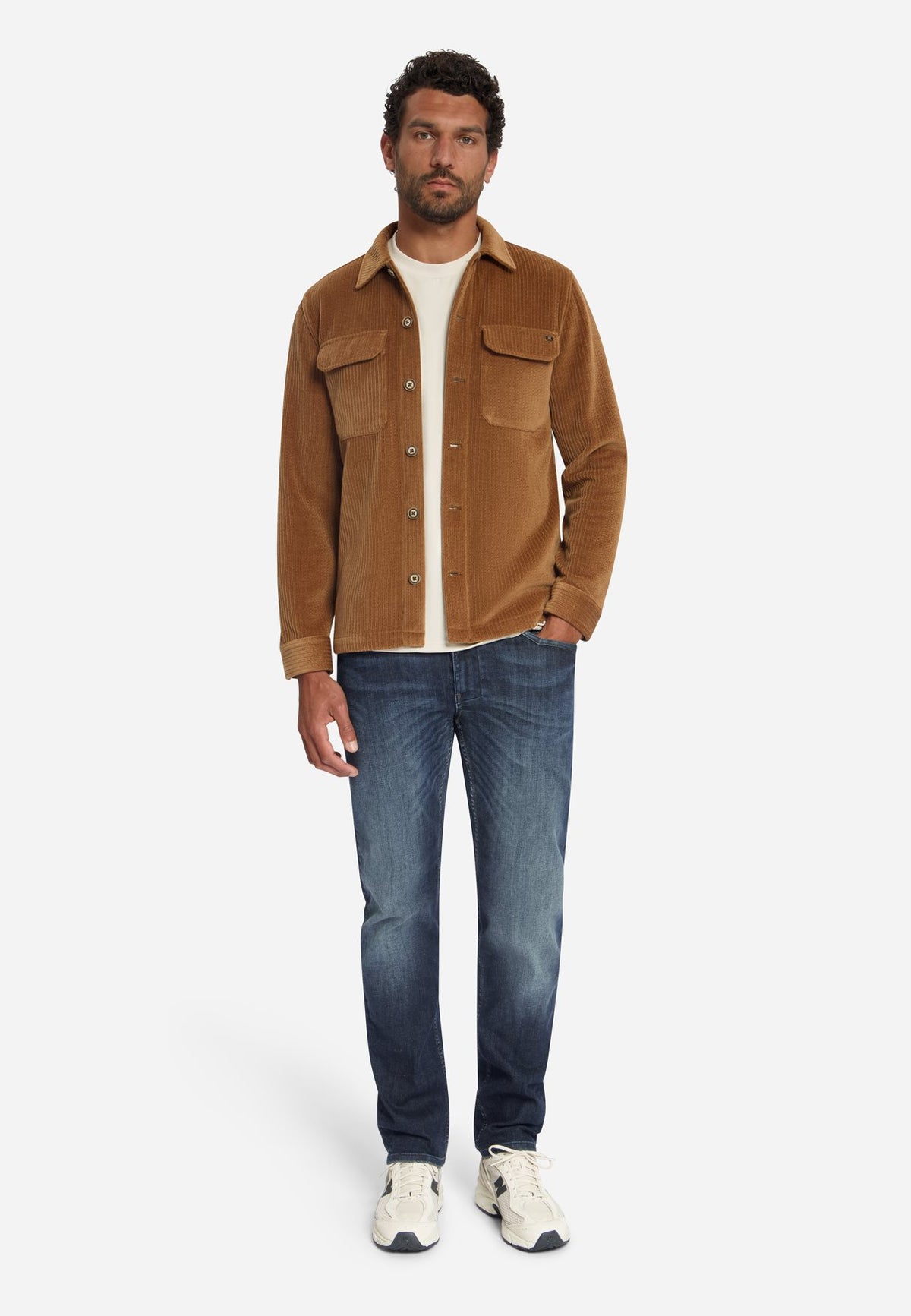 Overshirt Rib Caramel