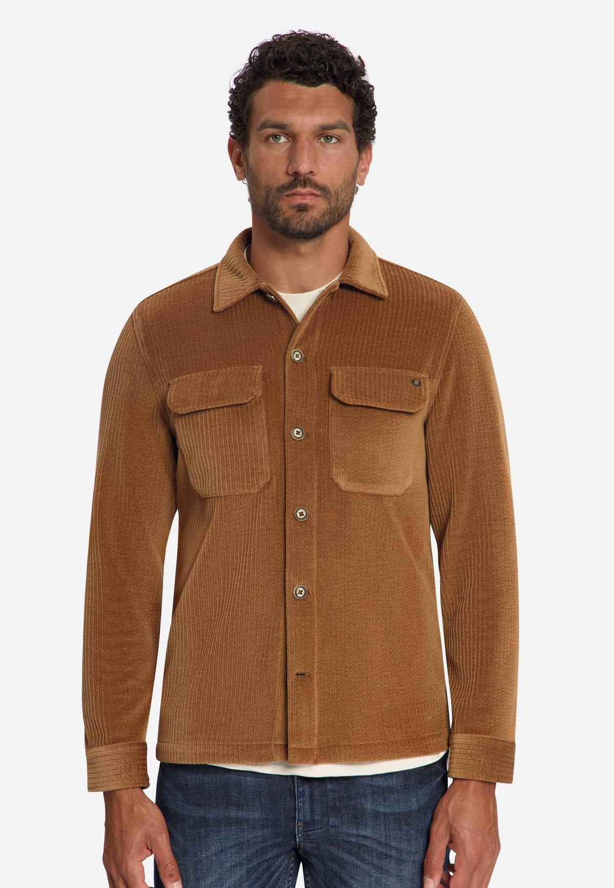 Overshirt Rib Caramel