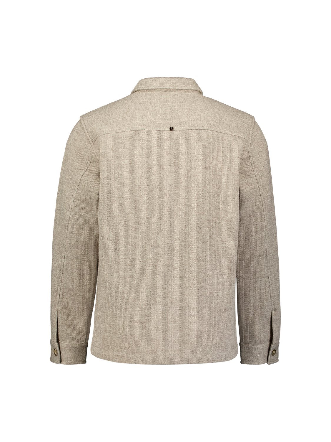 Overshirt Solid Jacquard Cemen