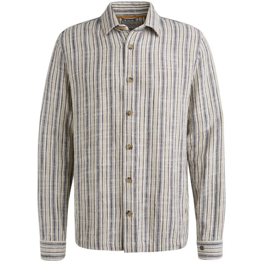 Overshirt Twill Stripe Blue