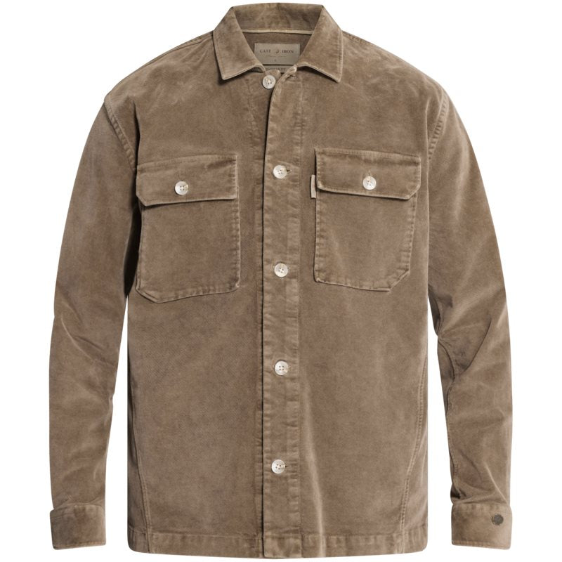 Overshirt Velvet Walnut