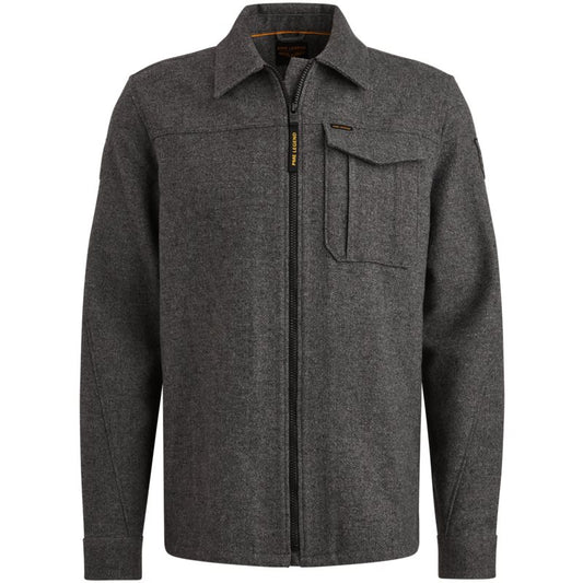 Overshirt Woolblend Dark Grey