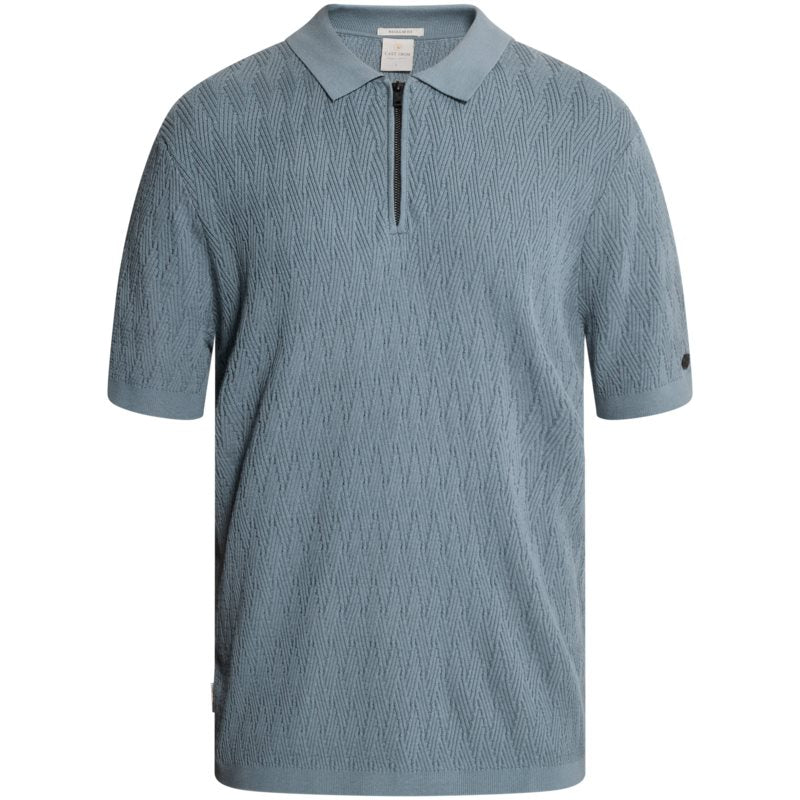 Polo Cotton Modal Blue Mirage