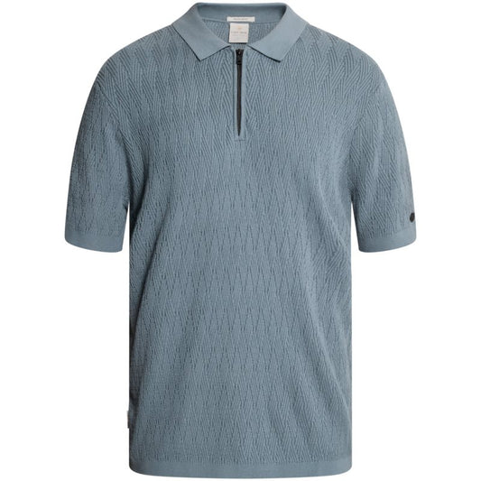 Polo Cotton Modal Blue Mirage
