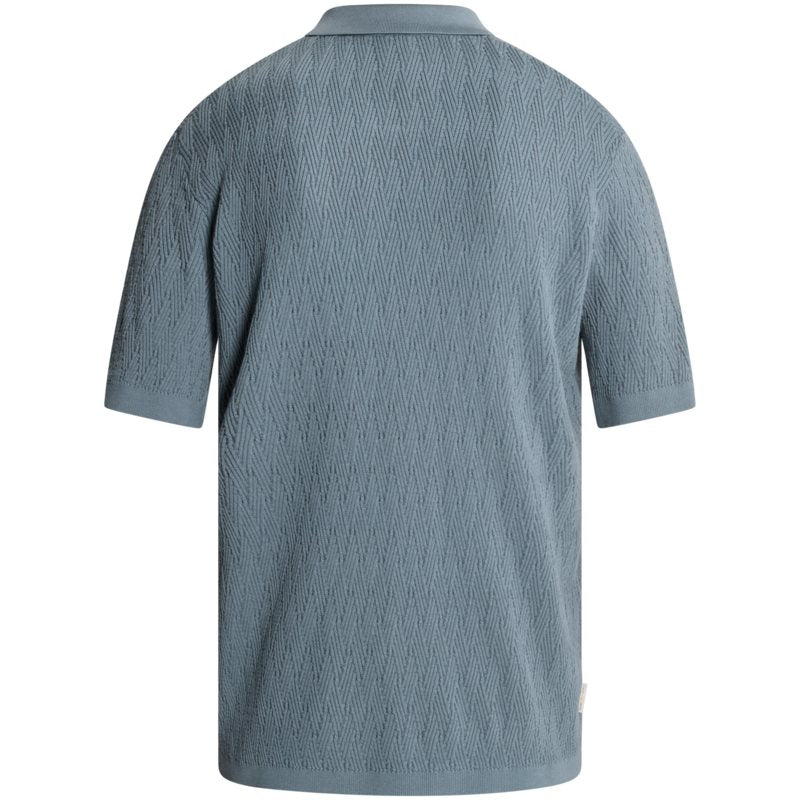 Polo Cotton Modal Blue Mirage