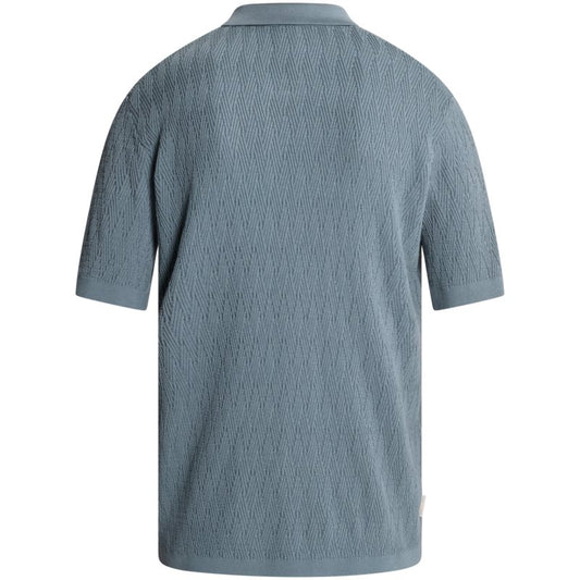 Polo Cotton Modal Blue Mirage
