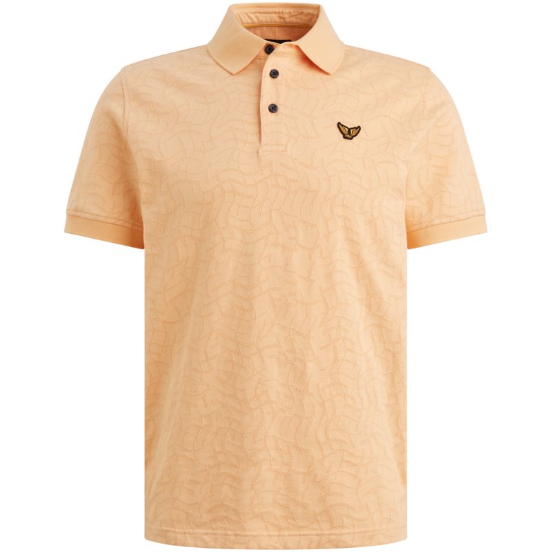 Polo Jacquard Apricot Cream