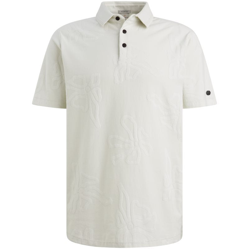 Polo Jacquard Blue Flower