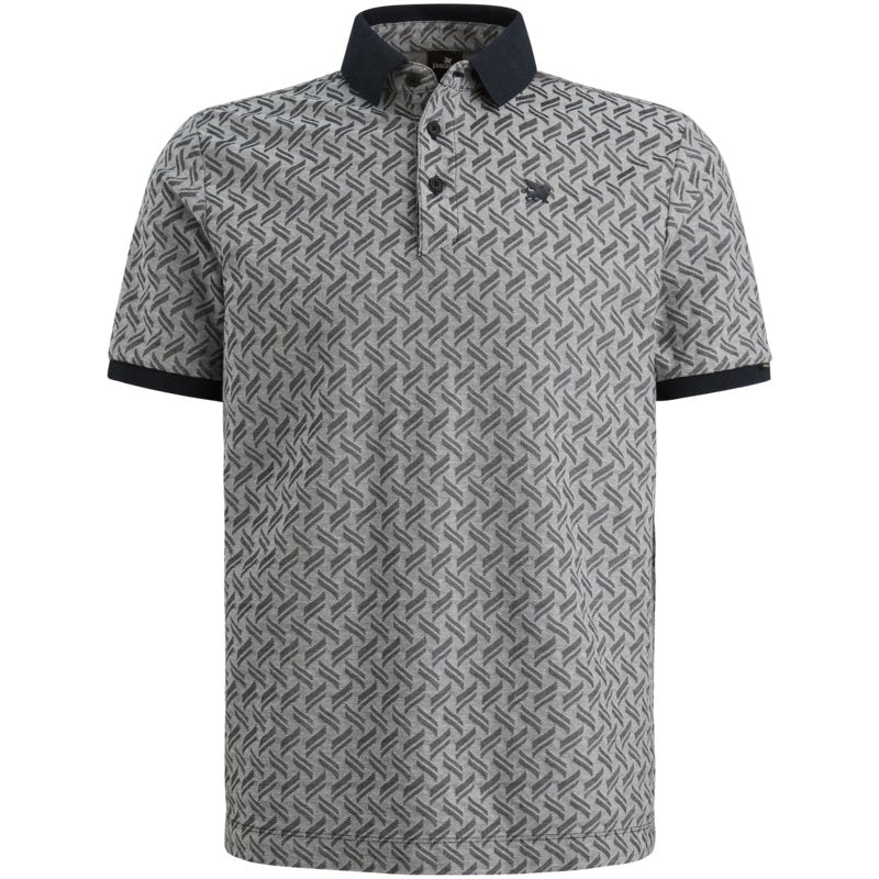 Polo Jacquard Sky Captain