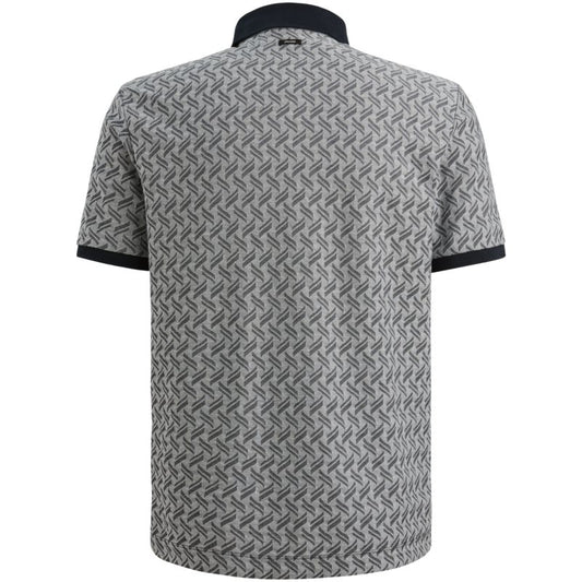 Polo Jacquard Sky Captain
