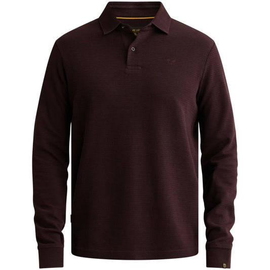 Polo Long Sleeve Aubergine