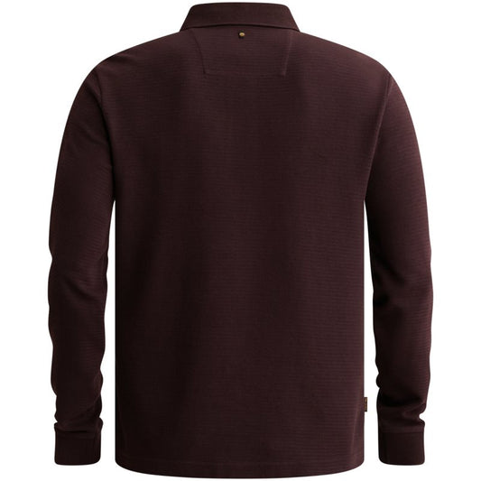 Polo Long Sleeve Aubergine