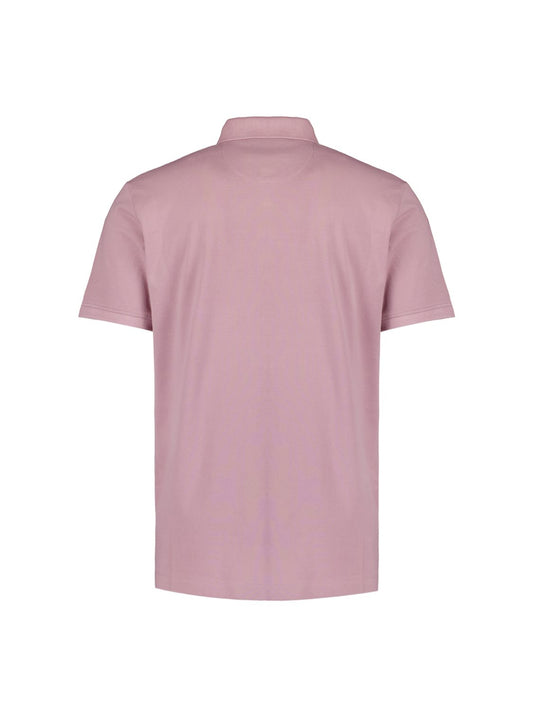 Polo Pique Garment Dyed Mauve