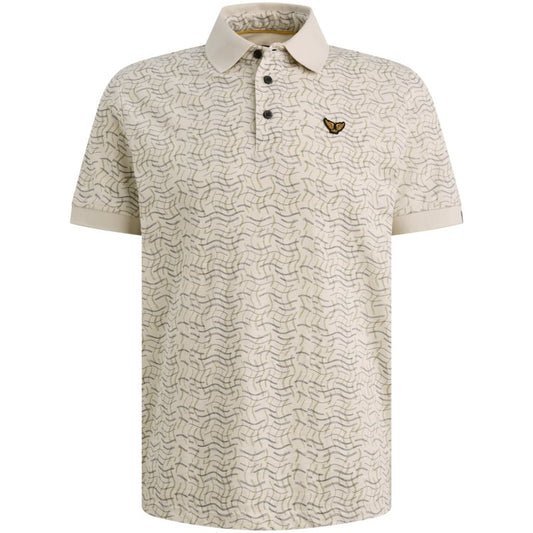 Polo Slub Jersey Bone White