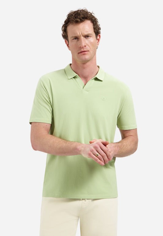 Polo V-Collar Clean Green