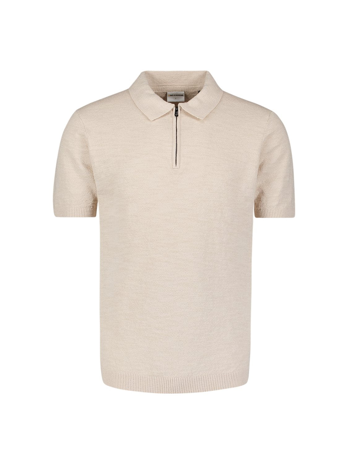 Polo Zip Frote Desert