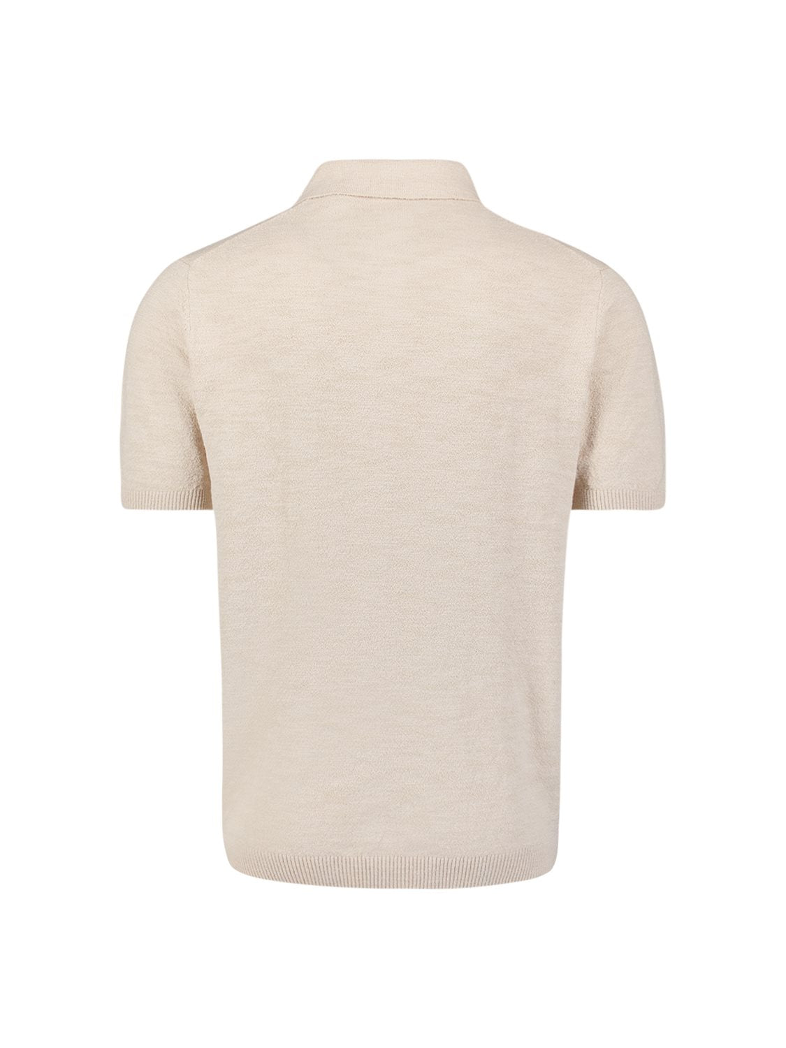 Polo Zip Frote Desert