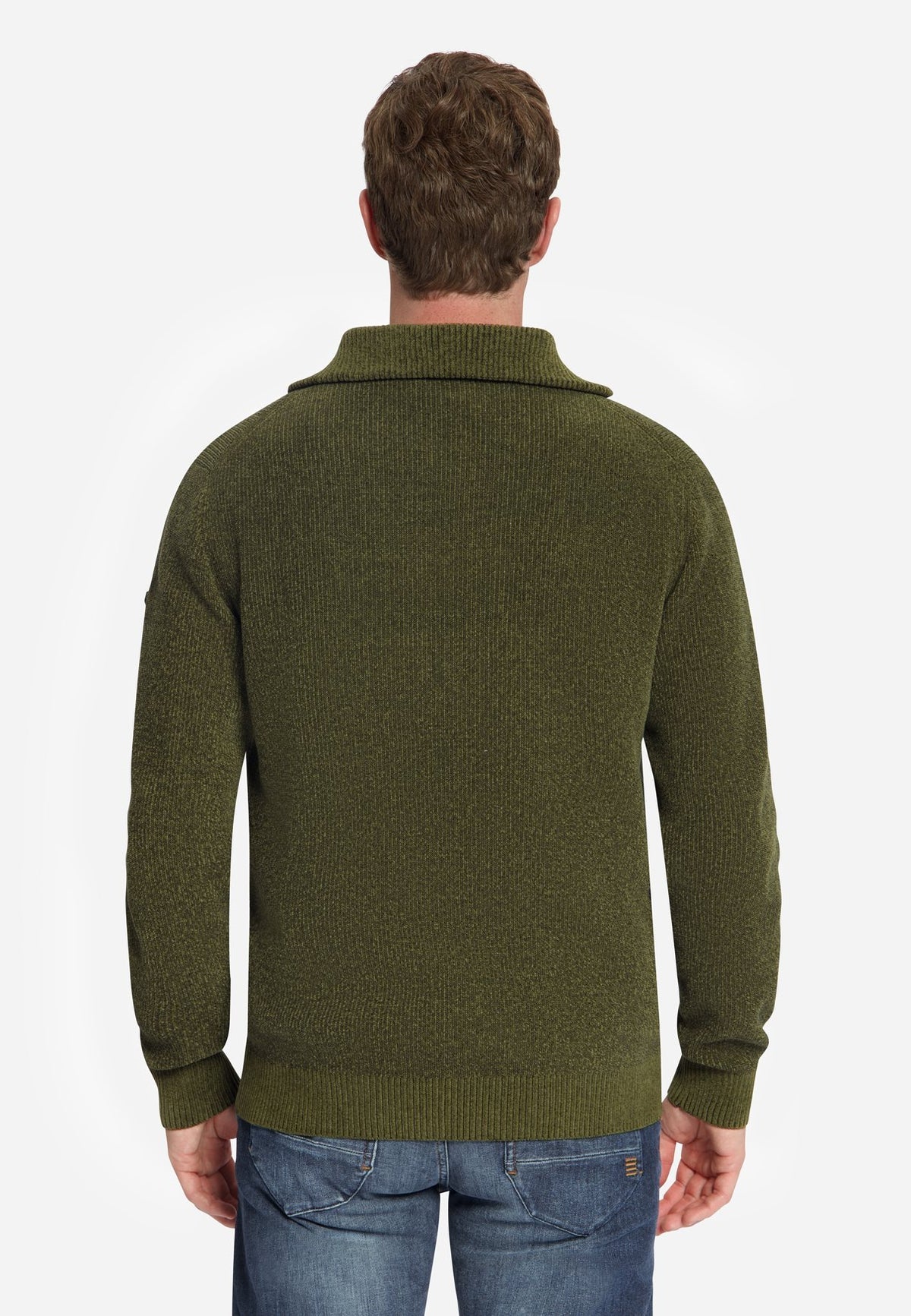 Pullover High Neck Moss