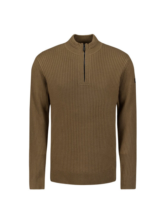 Pullover Rib Variation Taupe
