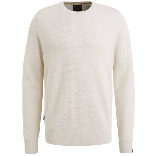 R-neck Cotton Modal Bone White