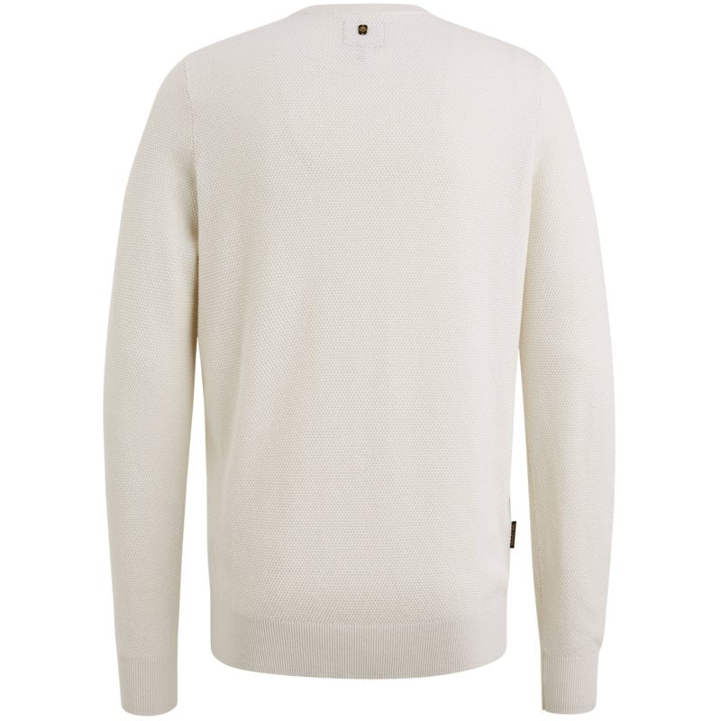 R-neck Cotton Modal Bone White