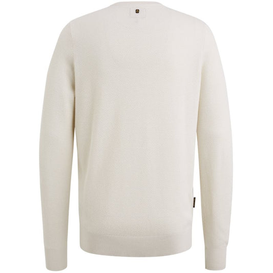 R-neck Cotton Modal Bone White