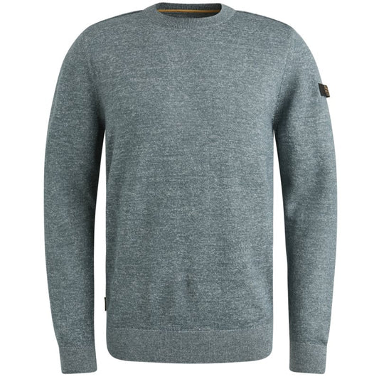 R-neck Soft Blend Silver Blue