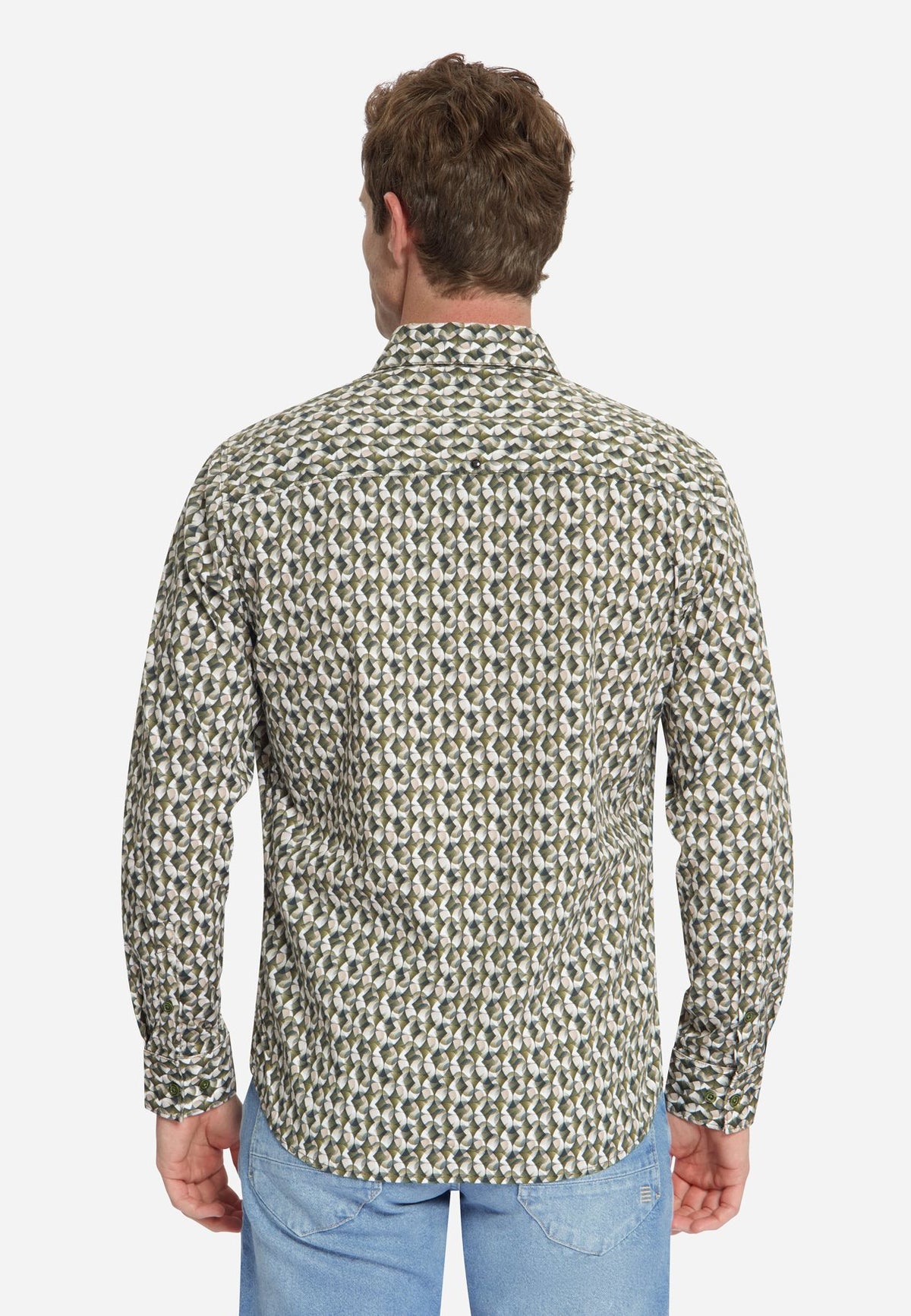 Shirt Allover Print Moss