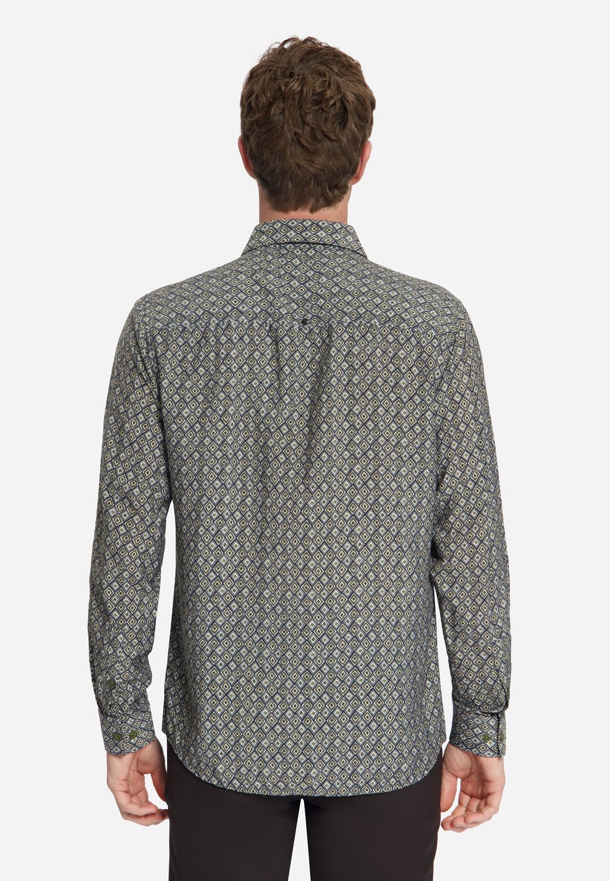 Shirt Allover Print Moss