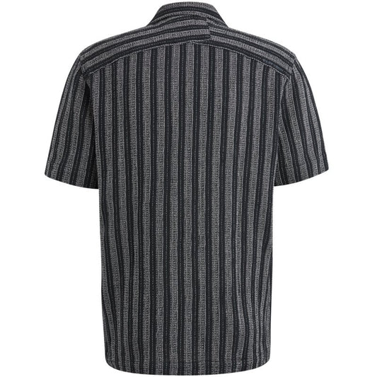 Shirt Cotton Stripe Navy