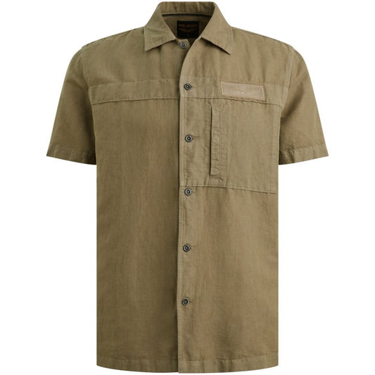 Shirt Cotton/Linen Dusky Green