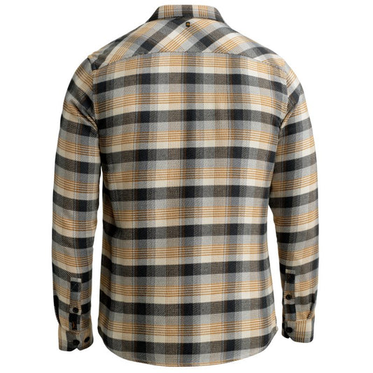 Shirt Dye Check Golden Brown