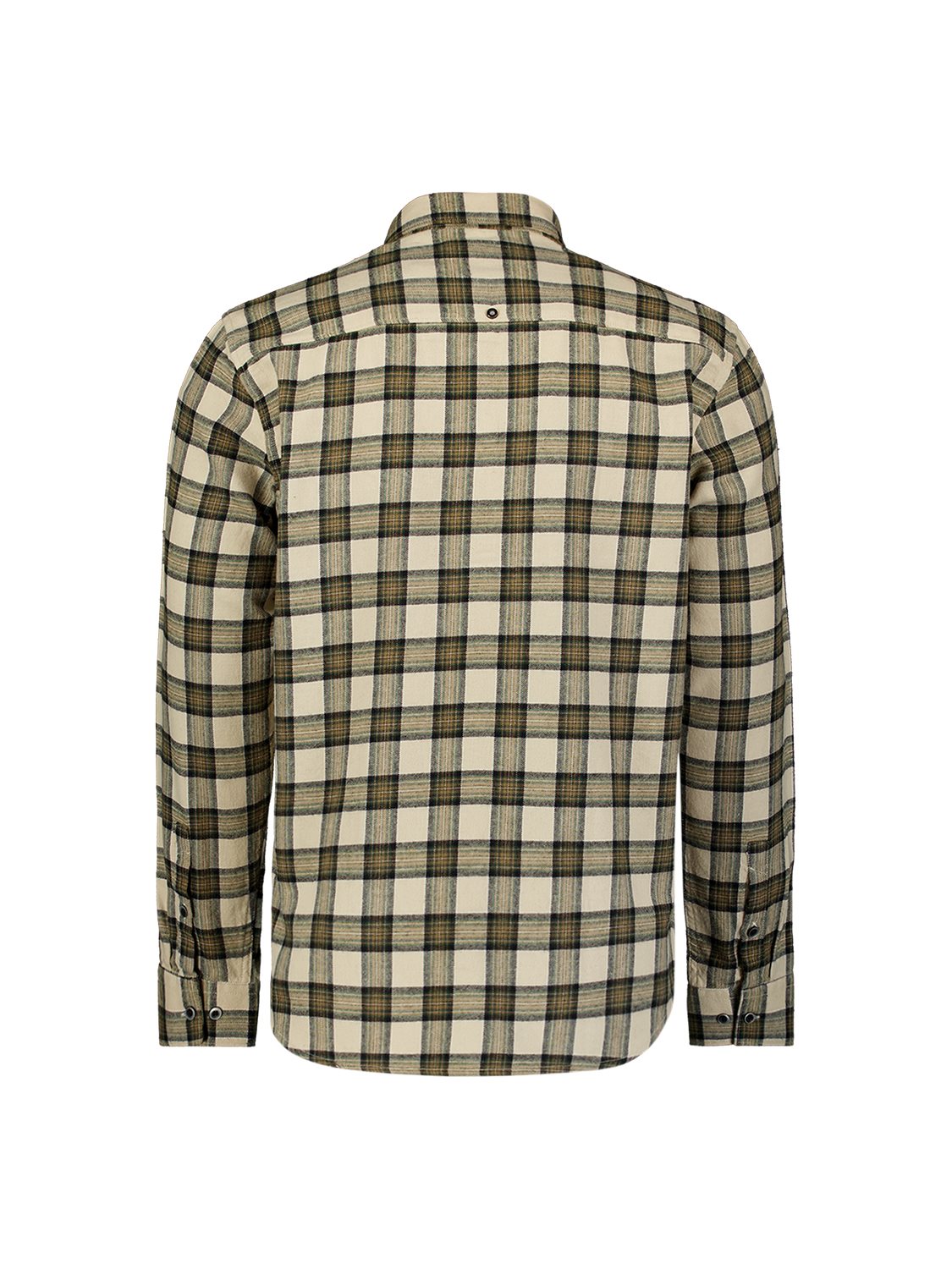 Shirt Flannel Check Stone