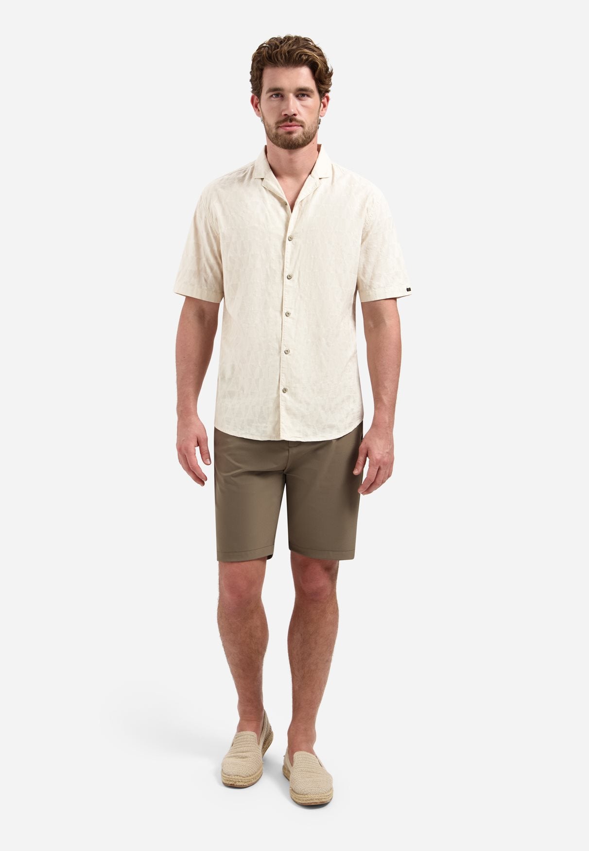 Shirt Jacquard Stone