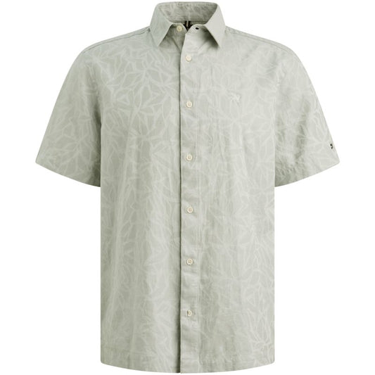 Shirt Jacquard Tonal Aqua Grey