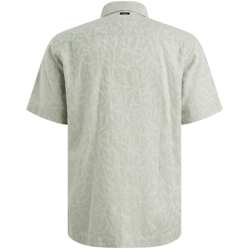 Shirt Jacquard Tonal Aqua Grey