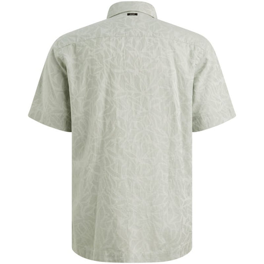 Shirt Jacquard Tonal Aqua Grey