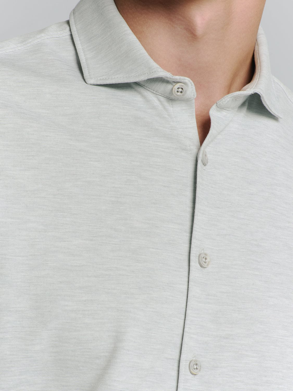 Shirt Jersey Stretch Chalk